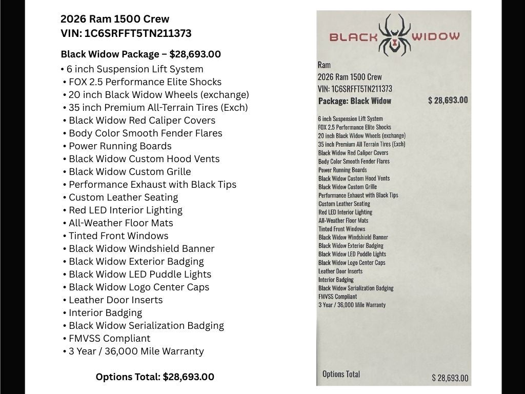 2026 RAM 1500 RAM 1500 BIG HORN CREW CAB 4X4 5'7' BOX