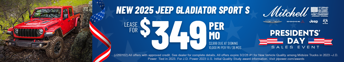 NEW JEEP GLADIATOR SPORT S