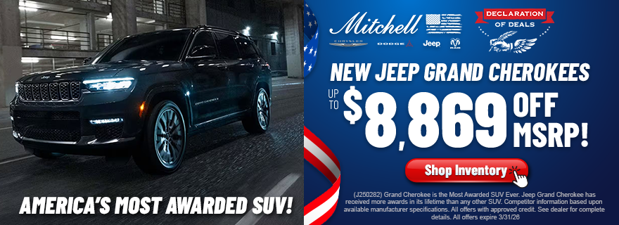 New Jeep Grand Cherokees