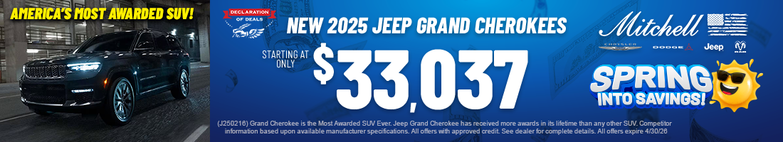 NEW 2025 JEEP GRAND CHEROKEES 