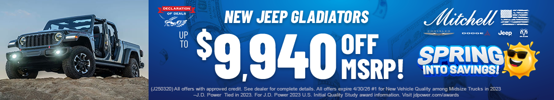 NEW JEEP GLADIATORS