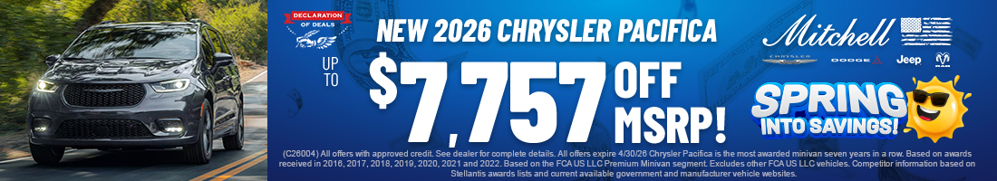 NEW 2026 CHRYSLER PACIFICA